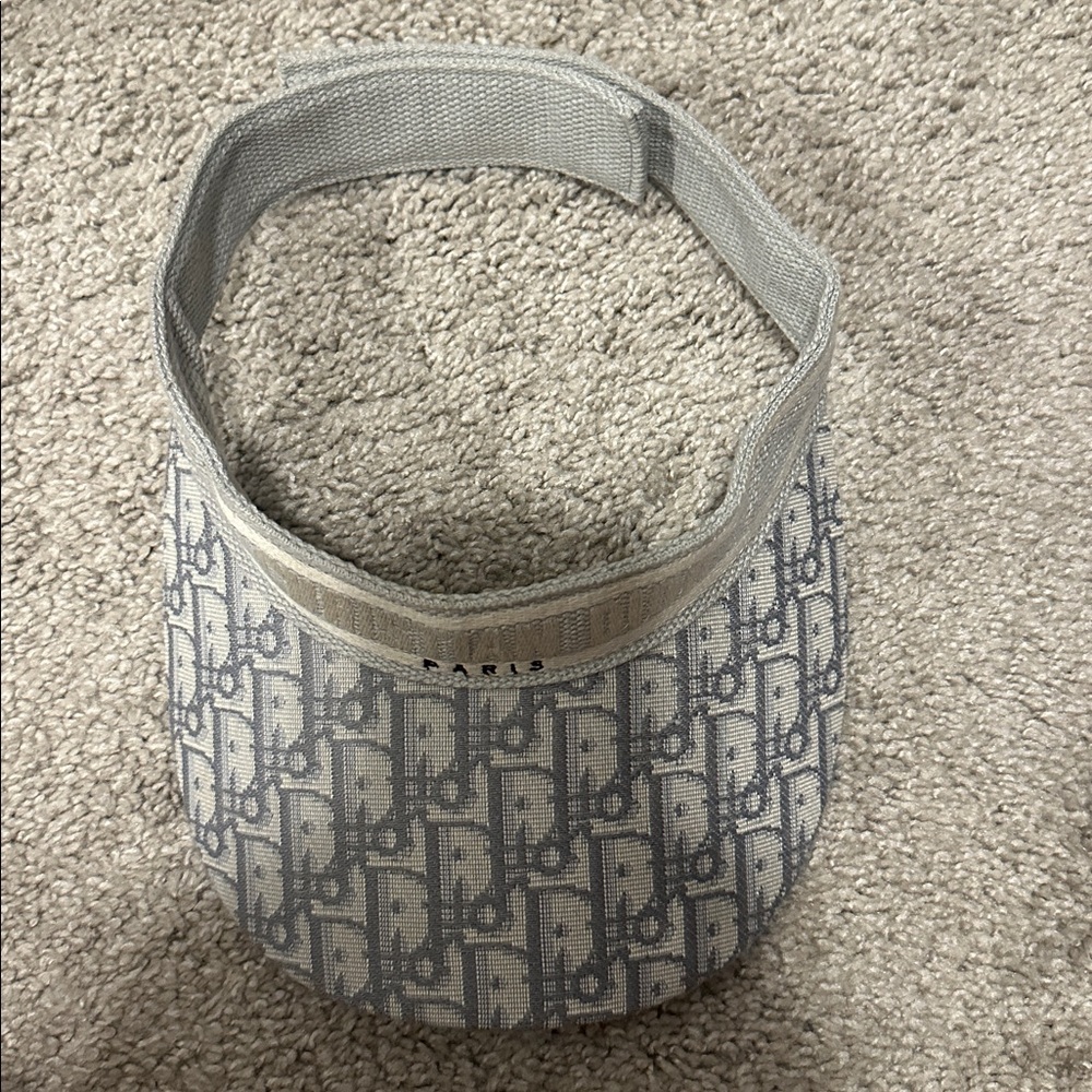 Christian Dior Obliqu Visor Gray Cotton - Picture 5 of 6